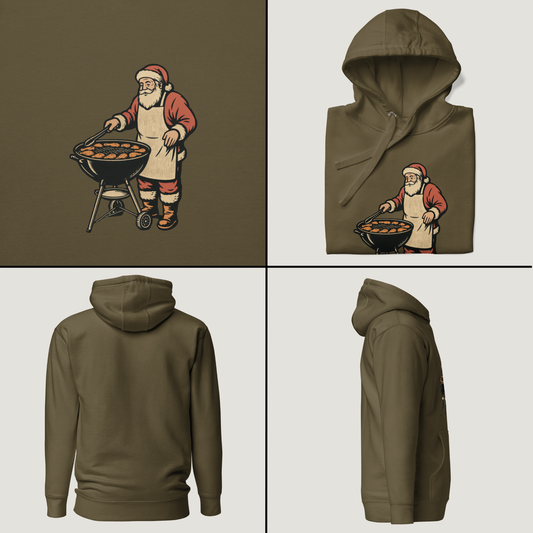 Low and Slow Santa - Vintage Graphic Hoodie