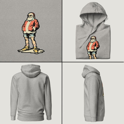 Santa Jorts and All - Vintage Graphic Hoodie