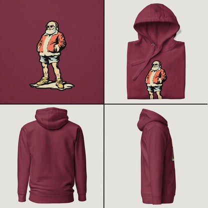 Santa Jorts and All - Vintage Graphic Hoodie