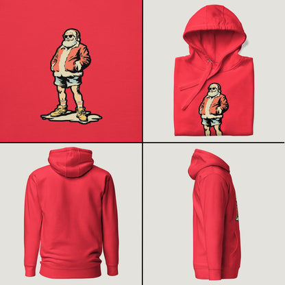Santa Jorts and All - Vintage Graphic Hoodie
