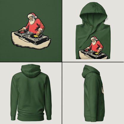 Kris Kringle on the Mix - Vintage Graphic Hoodie