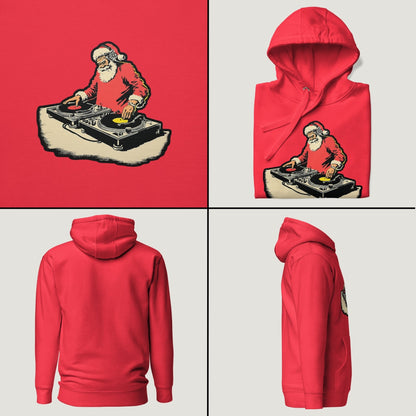 Kris Kringle on the Mix - Vintage Graphic Hoodie