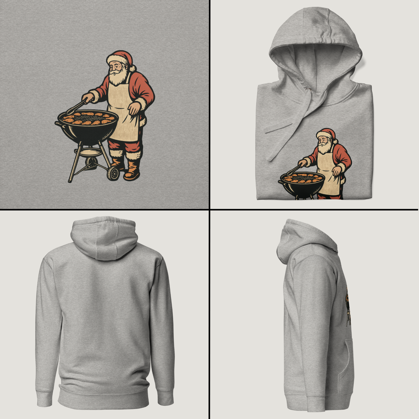 Low and Slow Santa - Vintage Graphic Hoodie